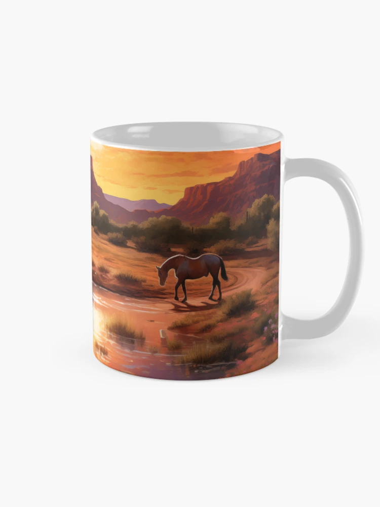 Thumbnail 3 of 6, Coffee Mug, Tranquil Ranch designed and sold by Rtymer.
