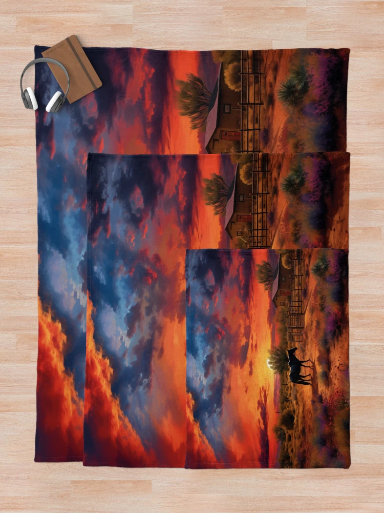 Thumbnail 5 of 6, Throw Blanket, Tranquil Ranch designed and sold by Rtymer.