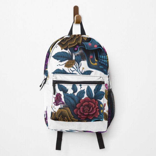 Artikelvorschau, Blumen und Totenköpfe der ewigen Liebe entworfen und verkauft von PrintSparkle.