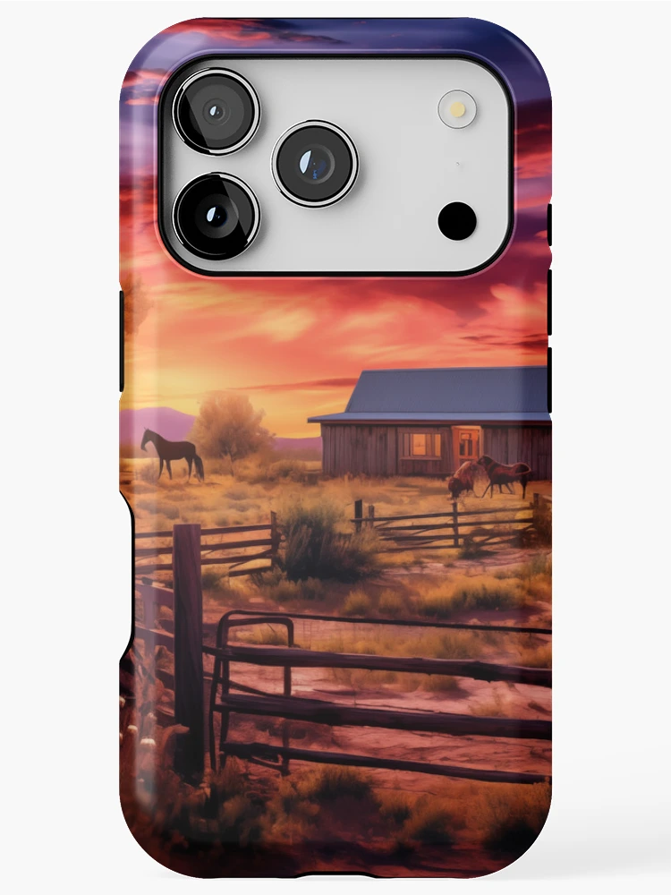 Thumbnail 1 of 4, iPhone Case, Tranquil Ranch designed and sold by Rtymer.