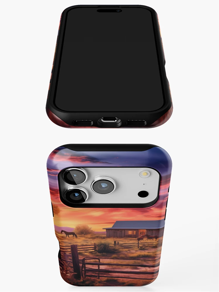 Thumbnail 3 of 4, iPhone Case, Tranquil Ranch designed and sold by Rtymer.