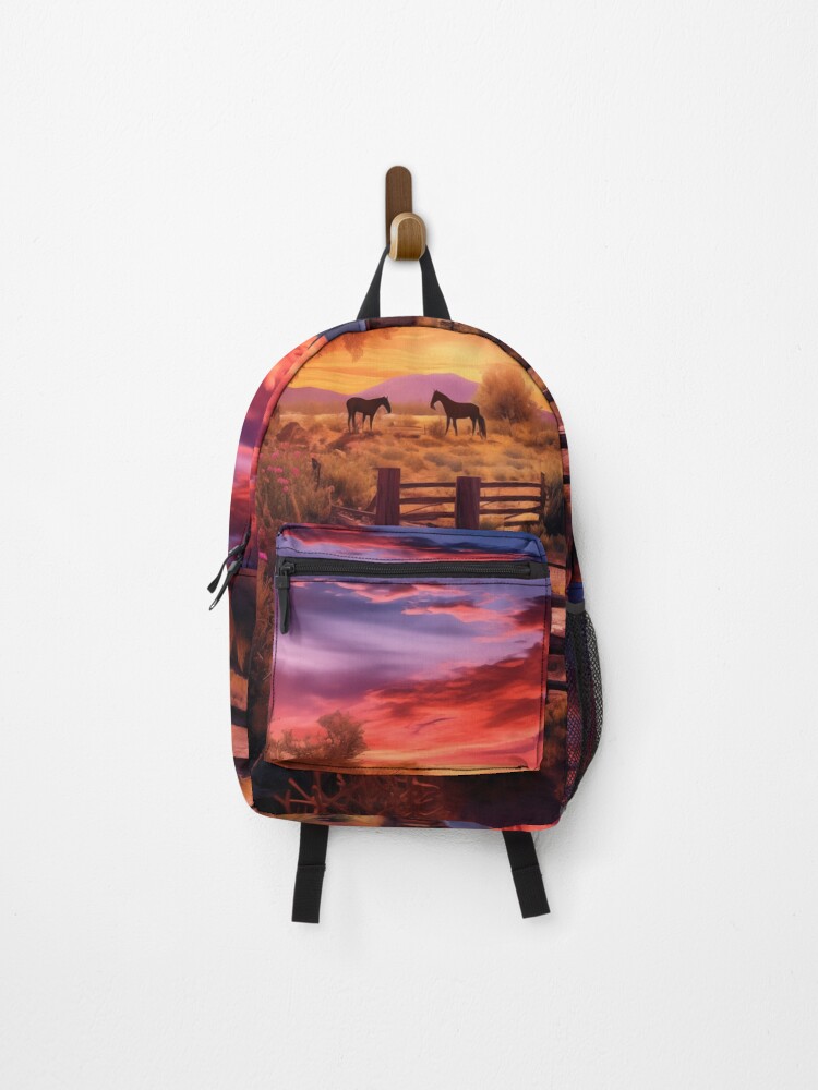 Thumbnail 1 of 3, Backpack, Tranquil Ranch designed and sold by Rtymer.