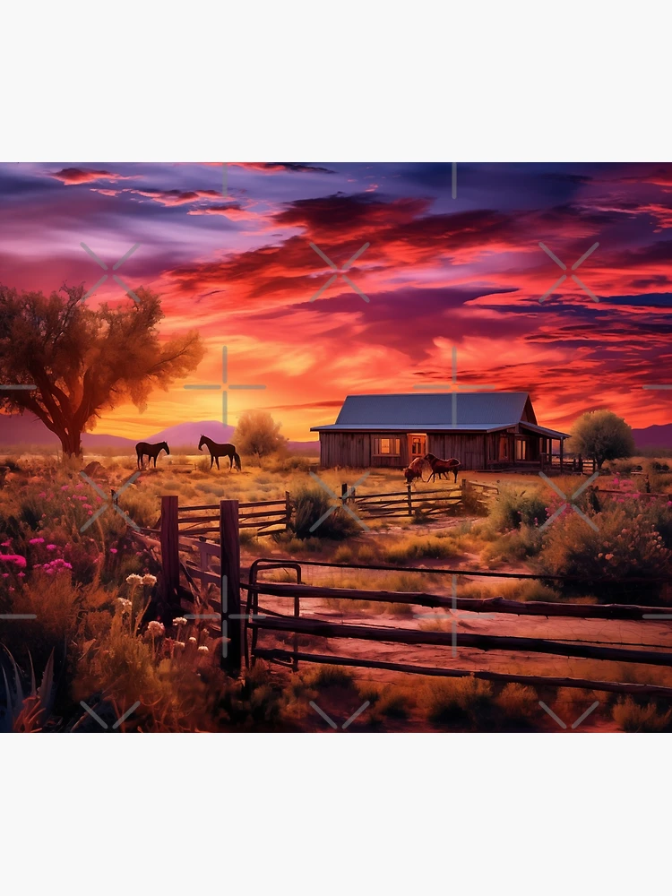 Thumbnail 3 of 3, Tapestry, Tranquil Ranch designed and sold by Rtymer.