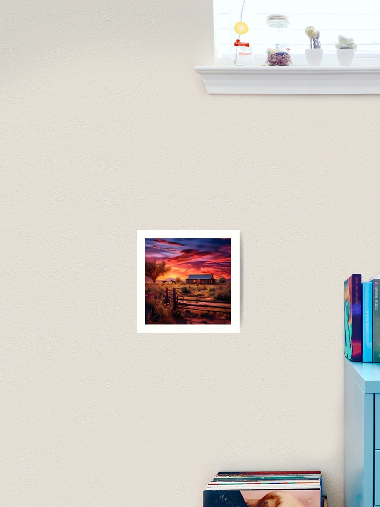 Thumbnail 2 of 3, Art Print, Tranquil Ranch designed and sold by Rtymer.