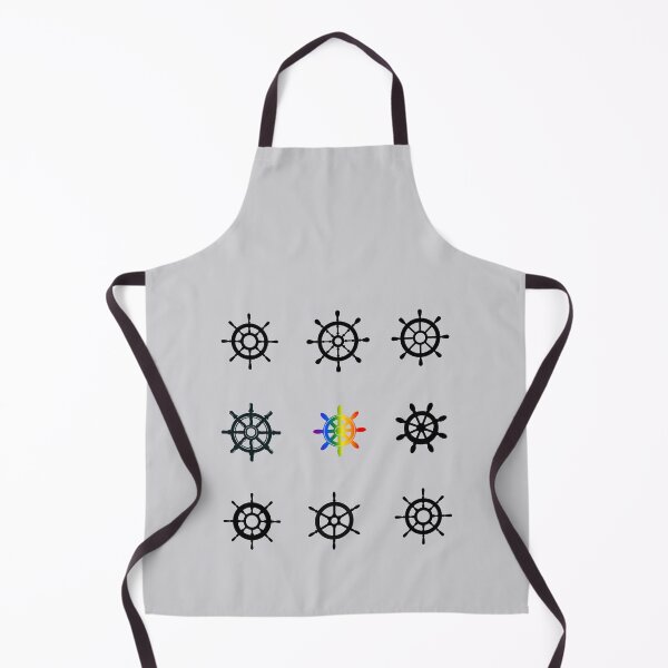 Item preview, Grid design, Boats Steering Wheel, classic pride flag, grid pattern, outdoors, life aquatic, pridebeproud, pride, selfcare, seaside, boats, cute, funny, cruise, fishing, deep sea, designed and sold by PrideBeProud.