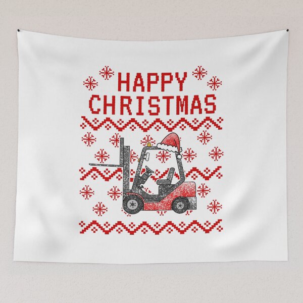Item preview, Horrible Navidad con carretilla elevadora designed and sold by doodlerob.