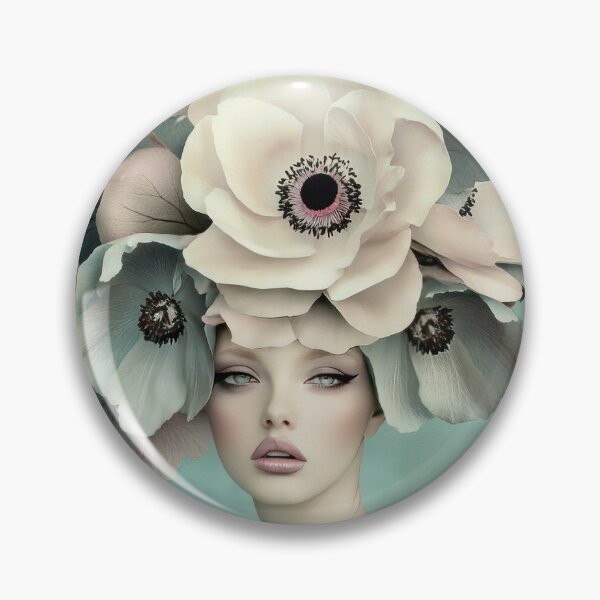 Item preview, The Quiet Garden- Girl With Floral Headpiece designed and sold by MysticMarble.