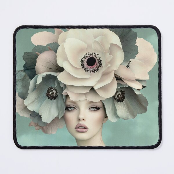 Item preview, The Quiet Garden- Girl With Floral Headpiece designed and sold by MysticMarble.