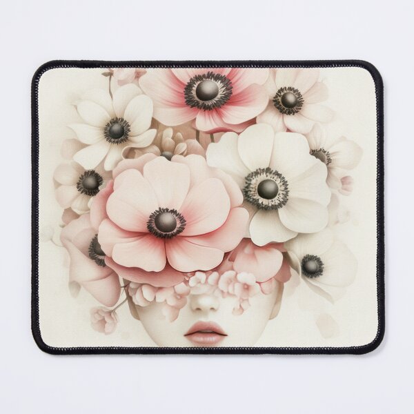 Item preview, Enchanting Girl With Flower Headpiece designed and sold by MysticMarble.