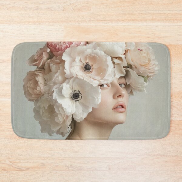 Item preview, Young Girl With Flowers Head Piece designed and sold by MysticMarble.
