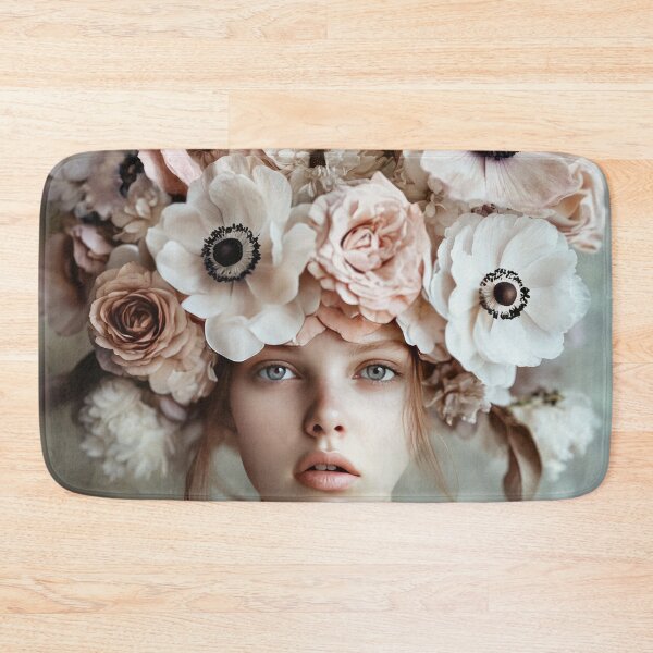 Item preview, Veil of Blossoms - Girl With Flower Head Piece designed and sold by MysticMarble.