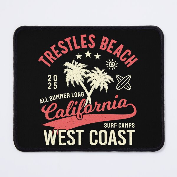Item preview, Trestles Beach Surf Camp Surfing San Clemente Pacific West Coast California designed and sold by eclecTEEq.