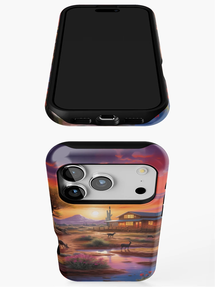Thumbnail 3 of 4, iPhone Case, Tranquil Ranch designed and sold by Rtymer.