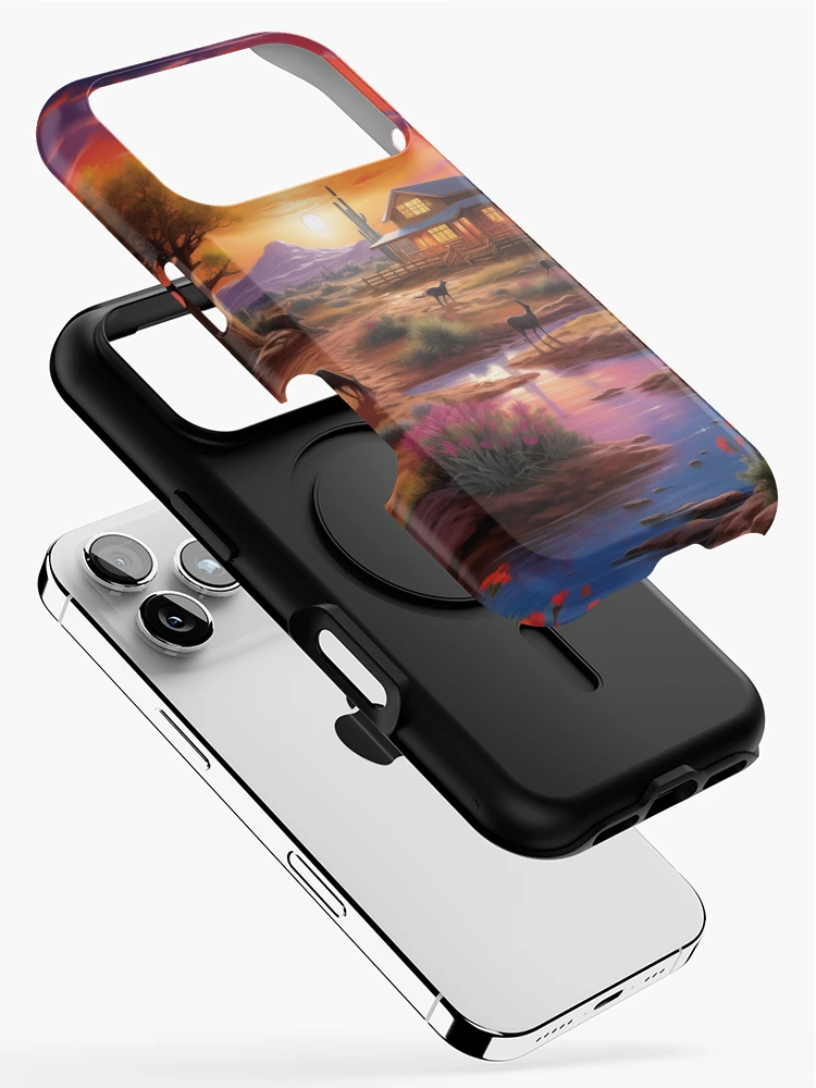 Thumbnail 2 of 4, iPhone Case, Tranquil Ranch designed and sold by Rtymer.