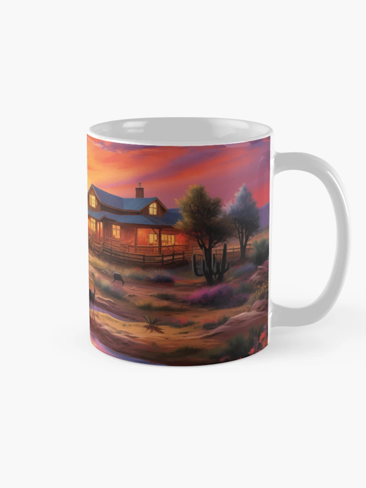 Thumbnail 3 of 6, Coffee Mug, Tranquil Ranch designed and sold by Rtymer.