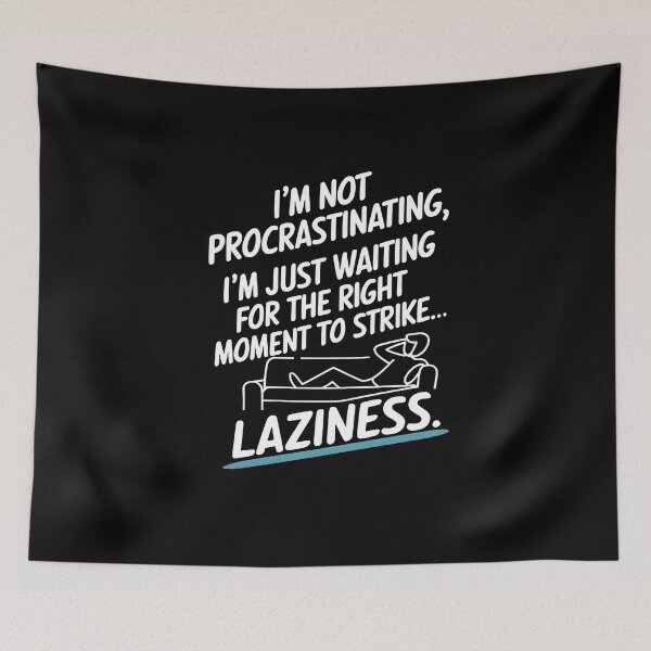 Item preview, Procrastination Humor designed and sold by SpeakingPrint2.