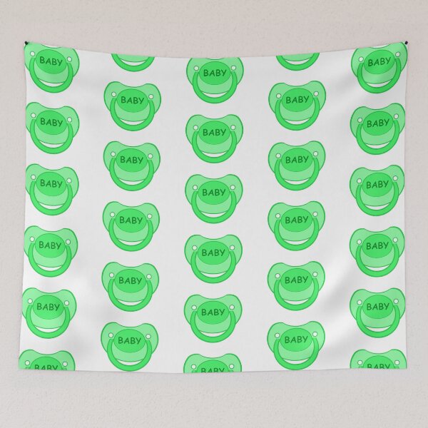 Item preview, Baby agere pacifier green paci designed and sold by mikistudio.