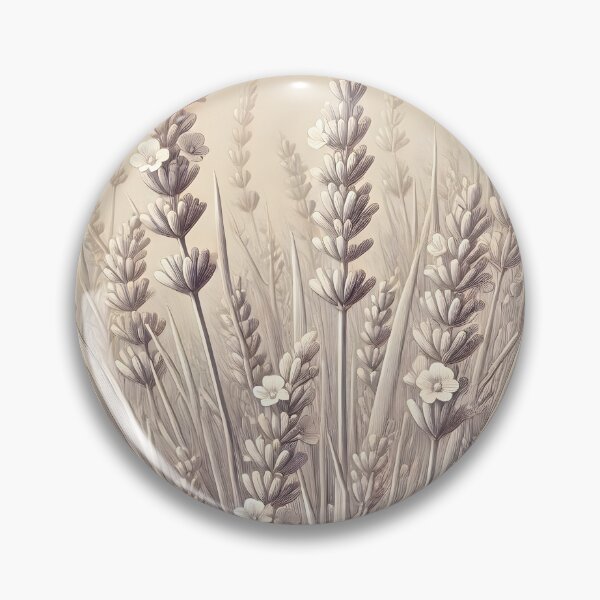 Item preview, A Highly Detailed Drawing of Lavender Flowers designed and sold by unrealartwork.