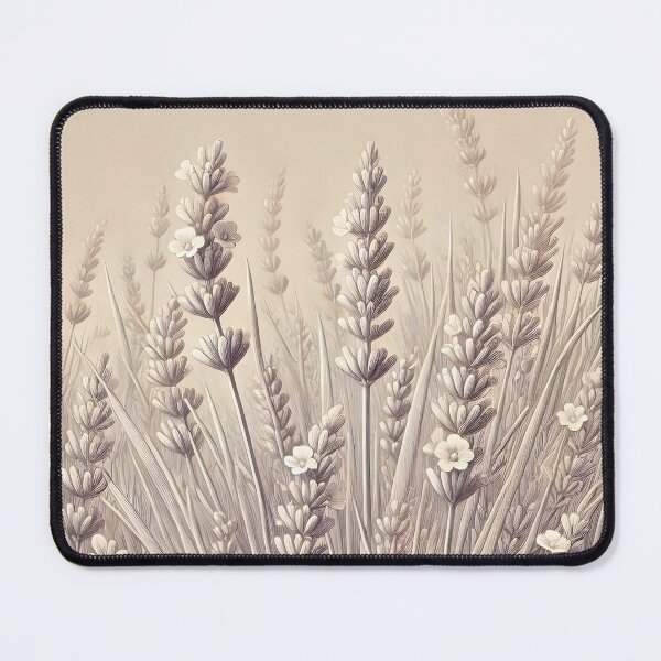 Item preview, A Highly Detailed Drawing of Lavender Flowers designed and sold by unrealartwork.
