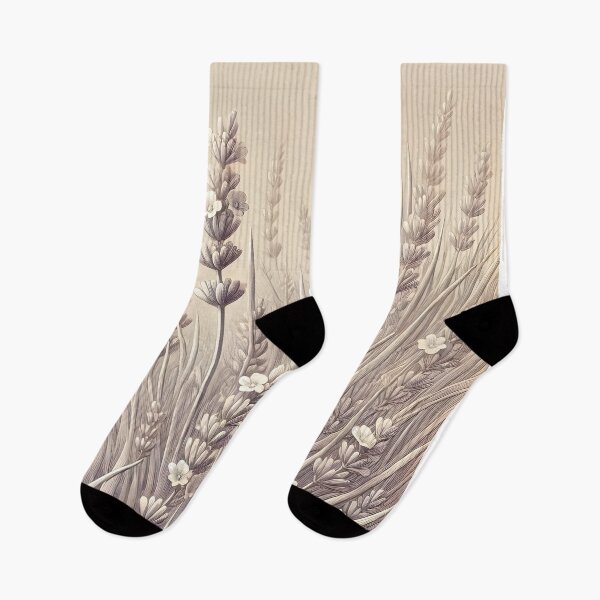 Item preview, A Highly Detailed Drawing of Lavender Flowers designed and sold by unrealartwork.
