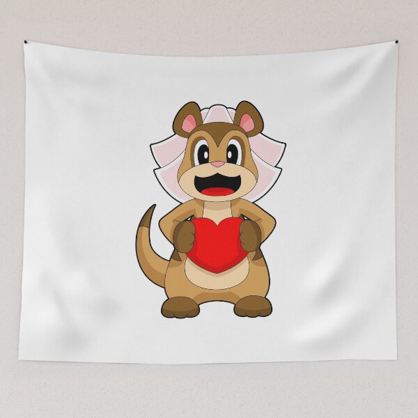 Item preview, Meerkat Bride Heart Wedding designed and sold by Snabdesign84.