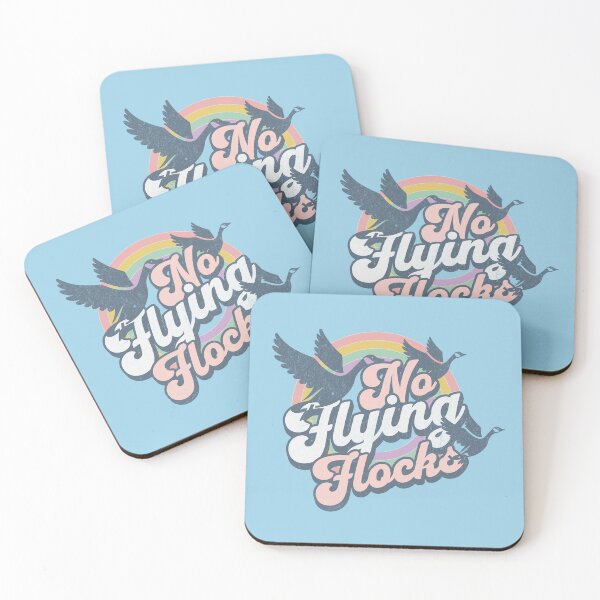 Item preview, Funny Bird Puns No Flying Flocks Don't Give a Flying Flock designed and sold by chrisrivait.