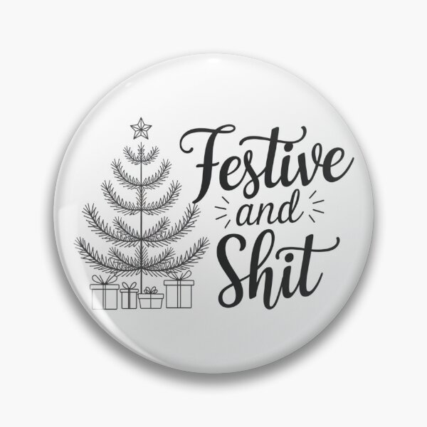 Aperçu de l'œuvre Sapin de Noël décoré et festif créée et vendue par FunkyCatDesigns.