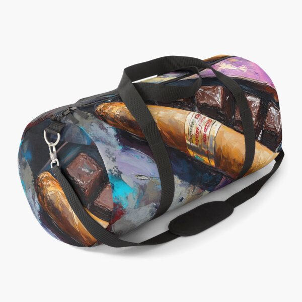 Item preview, Cigar and Dark Chocolates - A Bold Fusion of Rich Flavors and Vibrant Colors Abstract Digital AI Art designed and sold by OlfactoART Studio.