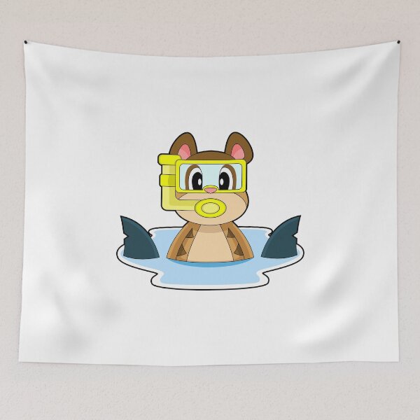 Item preview, Meerkat Diver Shark fin Diving designed and sold by Snabdesign84.