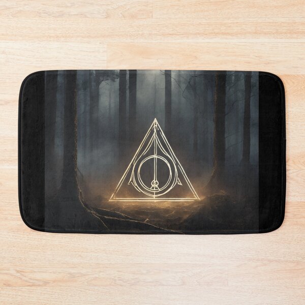 Item preview, Glowing Deathly Hallows in the Enchanted Forest designed and sold by lazyflect.