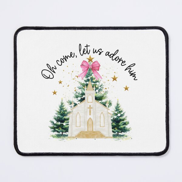 Item preview, Christmas Church winter Oh come let us adore him designed and sold by Dominika Farkašová.