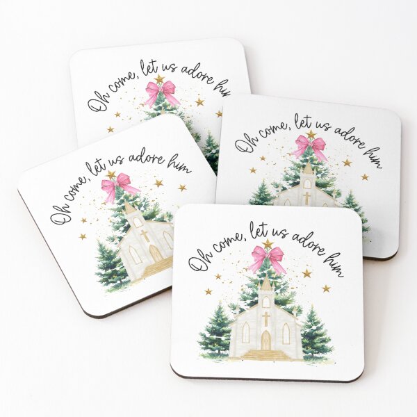 Item preview, Christmas Church winter Oh come let us adore him designed and sold by Dominika Farkašová.