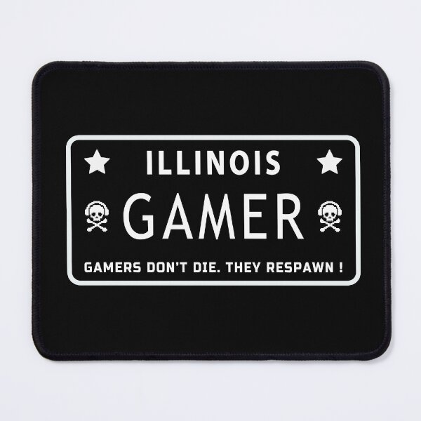 Item preview, Gamers dont die they respawn. Illinois - American Gamer designed and sold by Sky-99.
