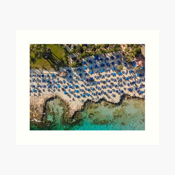 Summer at the beach - Ayia Napa Cyprus Art Print