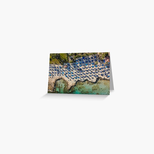 Summer at the beach - Ayia Napa Cyprus Greeting Card