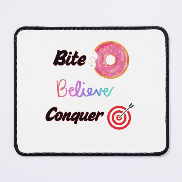 Item preview, Bite believe conquer t shirt designed and sold by WearNvibe.