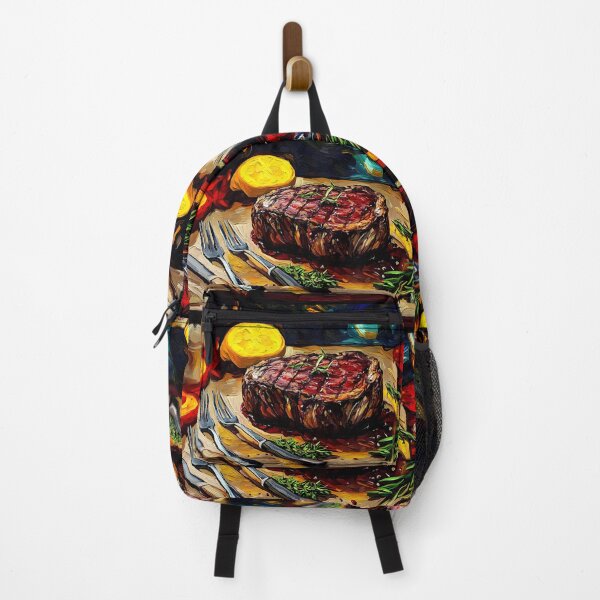 Item preview, Grilled Perfection - Juicy Steak with Rosemary, Lemon, and Red Wine Elegance designed and sold by OlfactoART Studio.