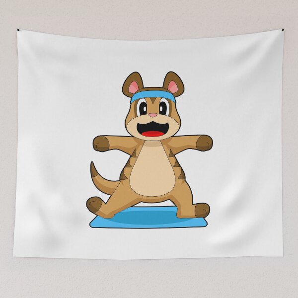 Item preview, Meerkat Yoga Fitness Gymnastics designed and sold by Snabdesign84.