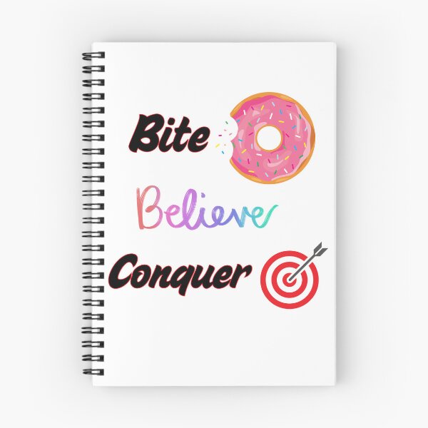 Item preview, Bite believe conquer t shirt designed and sold by WearNvibe.