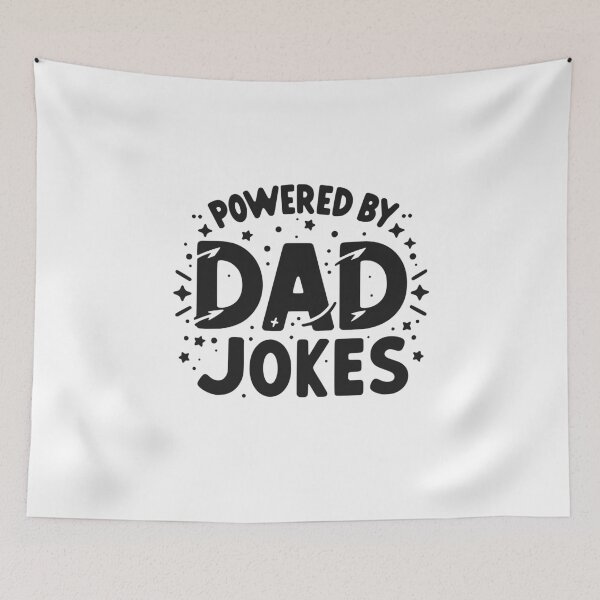 Item preview, Powered by Dad Jokes designed and sold by Frank Ring.