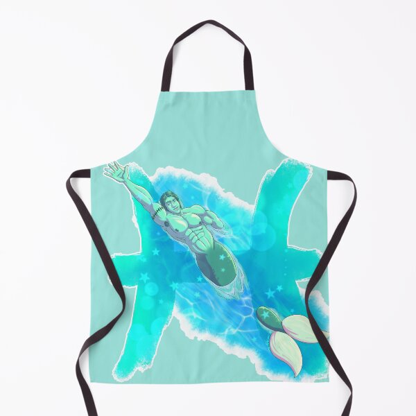 Item preview, Hunky Swimmer Pisces designed and sold by SorbetMystery.