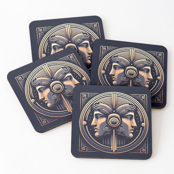 Item preview, This image depicts a stylized representation of the Roman god Janus designed and sold by ShihawyAhmad.