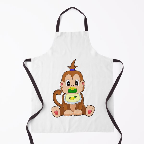 Item preview, Monkey Banana Pacifier Bib designed and sold by Snabdesign84.