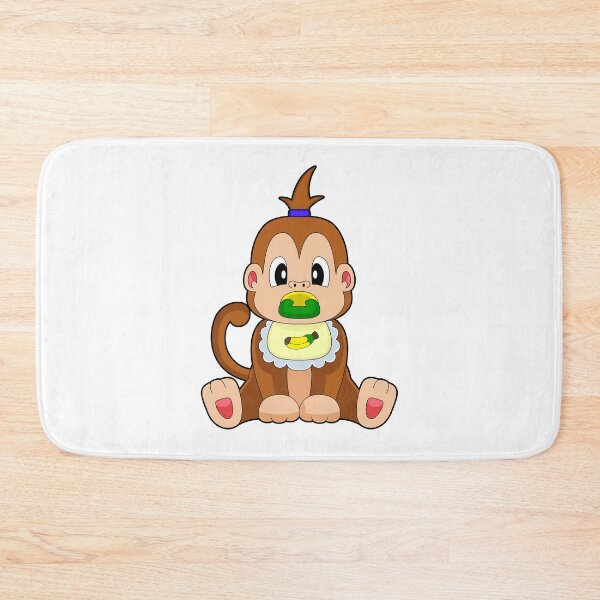 Item preview, Monkey Banana Pacifier Bib designed and sold by Snabdesign84.