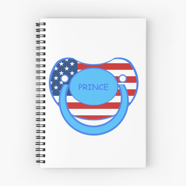 Item preview, Baby agere pacifier blue Prince USA paci designed and sold by mikistudio.