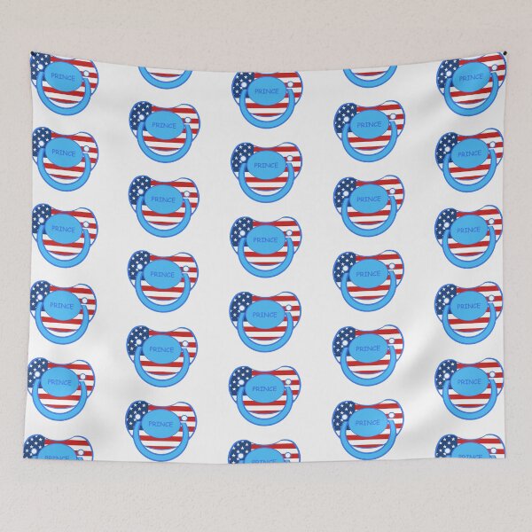 Item preview, Baby agere pacifier blue Prince USA paci designed and sold by mikistudio.