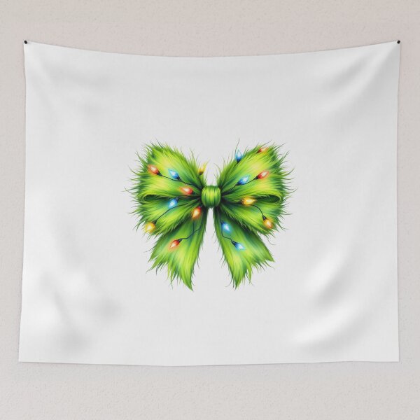 Item preview, Grinch Bow Grinch Christmas Humor Design designed and sold by Dominika Farkašová.