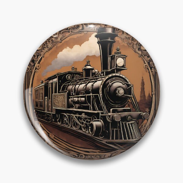 Item preview, Steam Engine: A Vintage Stamp designed and sold by Vintagestamps.