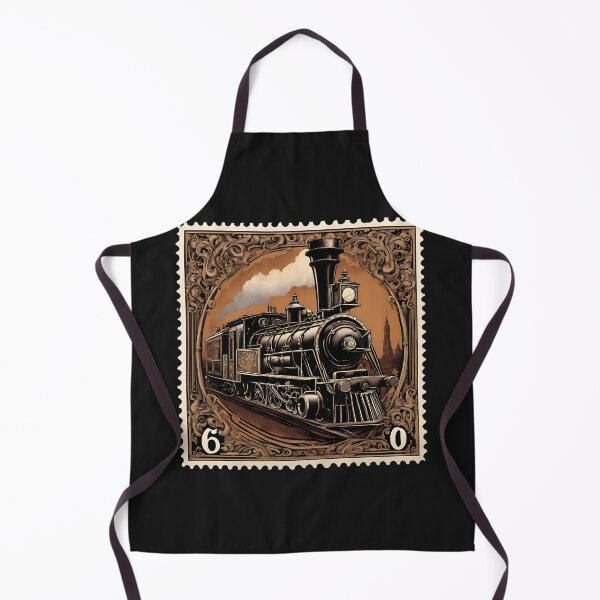 Item preview, Steam Engine: A Vintage Stamp designed and sold by Vintagestamps.
