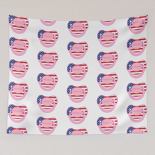 Item preview, Baby agere pacifier pink Princess USA paci designed and sold by mikistudio.